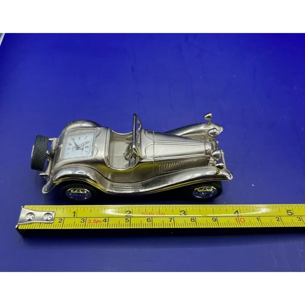 Vintage Car Desk Clock Retro Auto Collectible Classic Quartz Model Gift 4